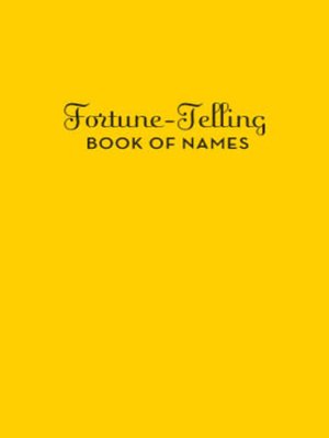 Fortune-Telling Book of Names - ebook